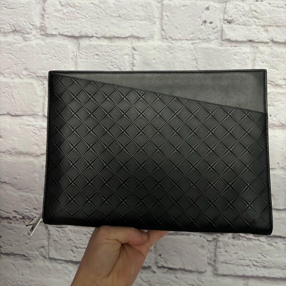 Bottega Black Clutch  (NWOT)